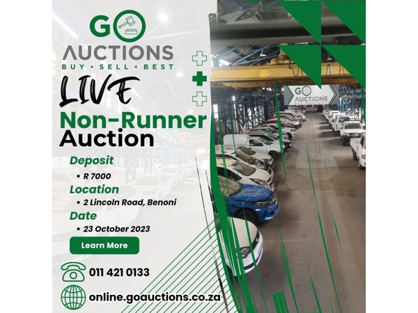 Live Non-Runner Auction 23 October 2023